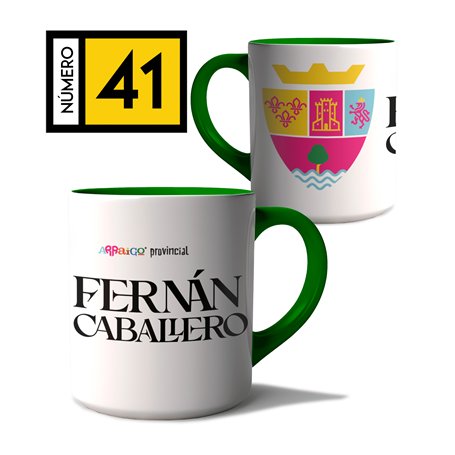 Taza Arraigo Escudo Fernán Caballero.