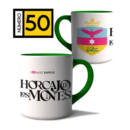 Taza Arraigo Escudo Horcajo De Los Montes.