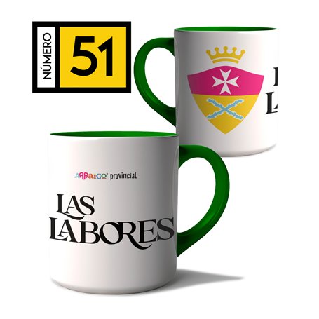 Taza Arraigo Escudo Las Labores.