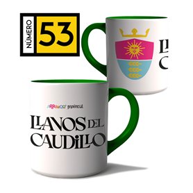 Taza Arraigo Escudo Llanos Del Caudillo.