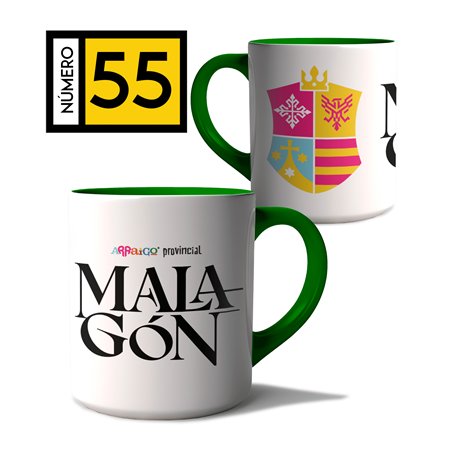 Taza Arraigo Escudo Malagón.