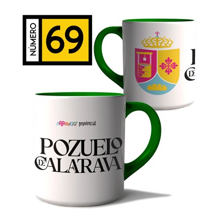 Taza Arraigo Escudo Pozuelo De Calatrava.