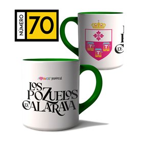 Taza Arraigo Escudo Los Pozuelos De Calatrava.