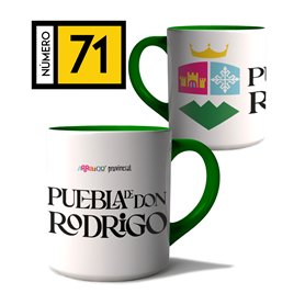 Taza Arraigo Escudo Puebla De Don Rodrigo.