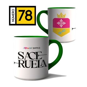 Taza Arraigo Escudo Saceruela.