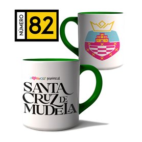 Taza Arraigo Escudo Santa Cruz De Mudela.