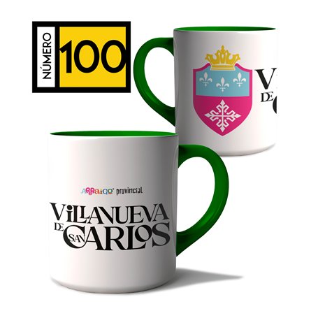 Taza Arraigo Escudo Villanueva De San Carlos.