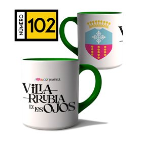 Taza Arraigo Escudo Villarrubia De Los Ojos.