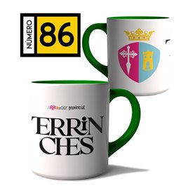 Taza Arraigo Escudo Terrenches.
