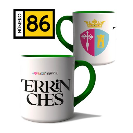 Taza Arraigo Escudo Terrenches.
