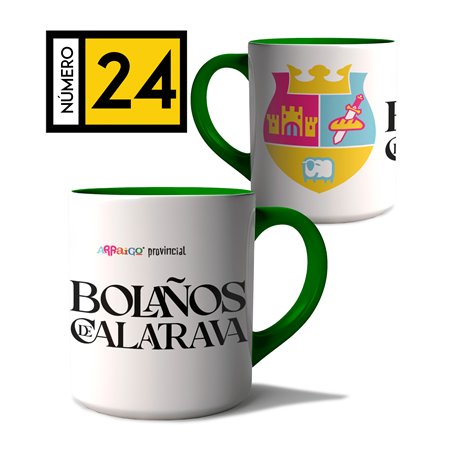 Taza Arraigo Escudo Bolaños De Calatrava.