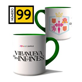 Taza Arraigo Escudo Villanueva De Los Infantes.