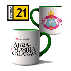 Taza Arraigo Escudo Argamasilla De Calatrava.