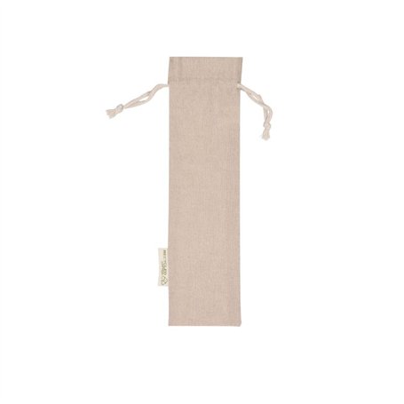 Funda Abanico Algodón Reciclado 8,5 x 28 cm.