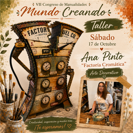 Taller MUNDO CREANDO Ana Pinto 17 Octubre 2026