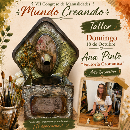 Taller MUNDO CREANDO Ana Pinto 18 Octubre 2026