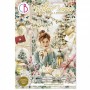 Golden Winter Ephemera Book A4 32/Pkg