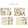 Golden Winter Ephemera Book A4 32/Pkg