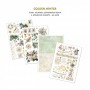 Golden Winter Ephemera Book A4 32/Pkg