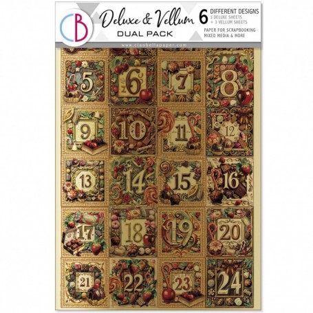 Deluxe Paper Gold & Vellum Dual Pack A4