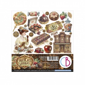 Chocolate Wanderlust Fussy Cut Pad 6"x6" 24/Pkg
