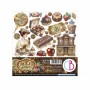 Chocolate Wanderlust Fussy Cut Pad 6"x6" 24/Pkg
