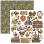 Chocolate Wanderlust Fussy Cut Pad 6"x6" 24/Pkg