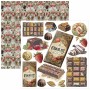 Chocolate Wanderlust Fussy Cut Pad 6"x6" 24/Pkg