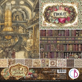 Chocolate Wanderlust Patterns Pad 12x12"