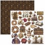 Chocolate Wanderlust  Paper Pad 12"x12" 12/Pkg