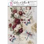 Bohemian burgundy  Deluxe Paper Silver & Vellum A4