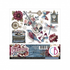 Bohemian burgundy  Fussy Cut Pad 6x6"