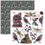 Bohemian burgundy  Fussy Cut Pad 6x6"
