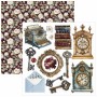 Bohemian burgundy  Fussy Cut Pad 6x6"