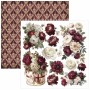 Bohemian burgundy  Fussy Cut Pad 6x6"