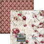 Bohemian burgundy Pad 8x8"