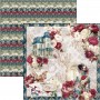 Bohemian burgundy Pad 8x8"