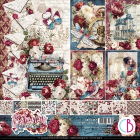 Bohemian burgundy  Paper Pad 12x12"