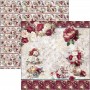 Bohemian burgundy  Paper Pad 12x12"