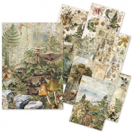 Rice Paper Set A5 MIXED 8/Pkg The Nature Journal