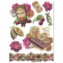 Rice Paper Set A5 MIXED 8/Pkg Chocolate Wanderlust