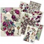 Rice Paper Set A5 MIXED 8/Pkg Bohemian burgundy