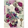 Rice Paper Set A5 MIXED 8/Pkg Bohemian burgundy