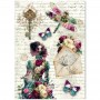 Rice Paper Set A5 MIXED 8/Pkg Bohemian burgundy