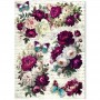 Rice Paper Set A5 MIXED 8/Pkg Bohemian burgundy
