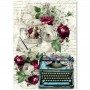 Rice Paper Set A5 MIXED 8/Pkg Bohemian burgundy