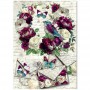 Rice Paper Set A5 MIXED 8/Pkg Bohemian burgundy