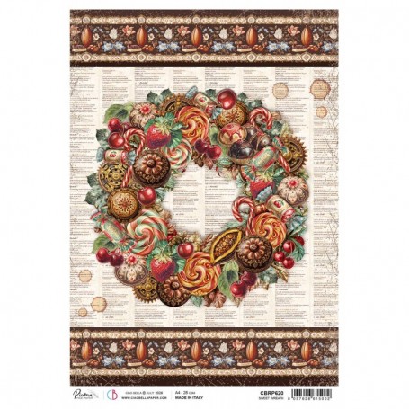 Rice Paper A4 Sweet wreath