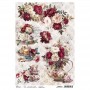 Rice Paper A4 Burgundy blush