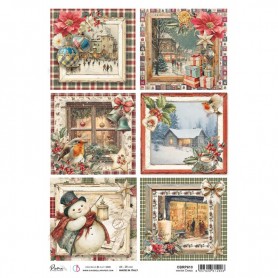 Rice Paper A4 Winter cards